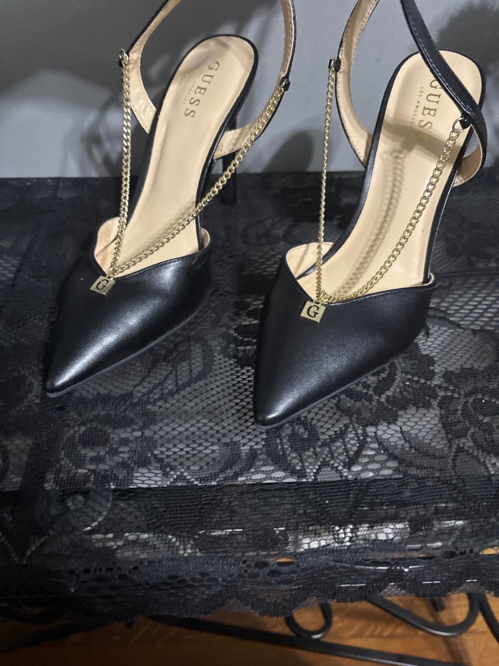 Guess black heels